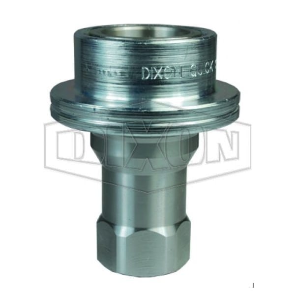 DQC HS Interchange Steam Female Coupler, 1/4-18 Nominal, Female NPTF, 303 Stainless Steel